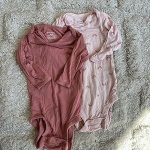 Carter’s long sleeve bodysuits (2)